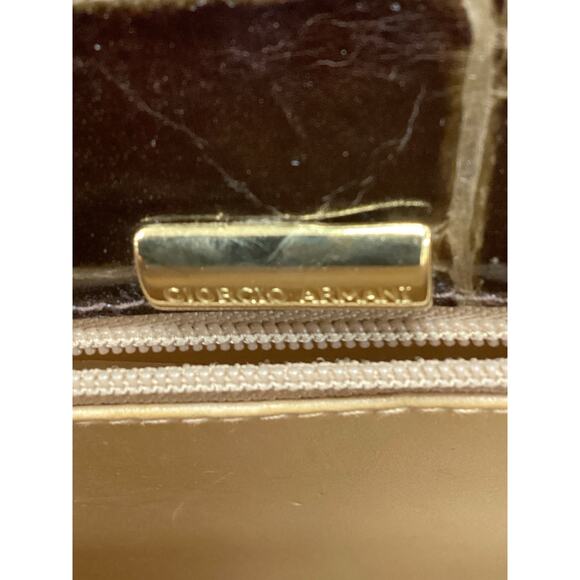VTG Giorgio Armani Handbag Women’s One Size 1940’-1950’Genuine Crocodile Leather - Picture 7 of 8